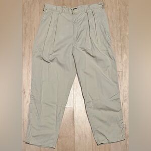 VTG Polo Ralph Lauren Pleated Chino Pants Khaki Tan Made in USA Men’s 38x30